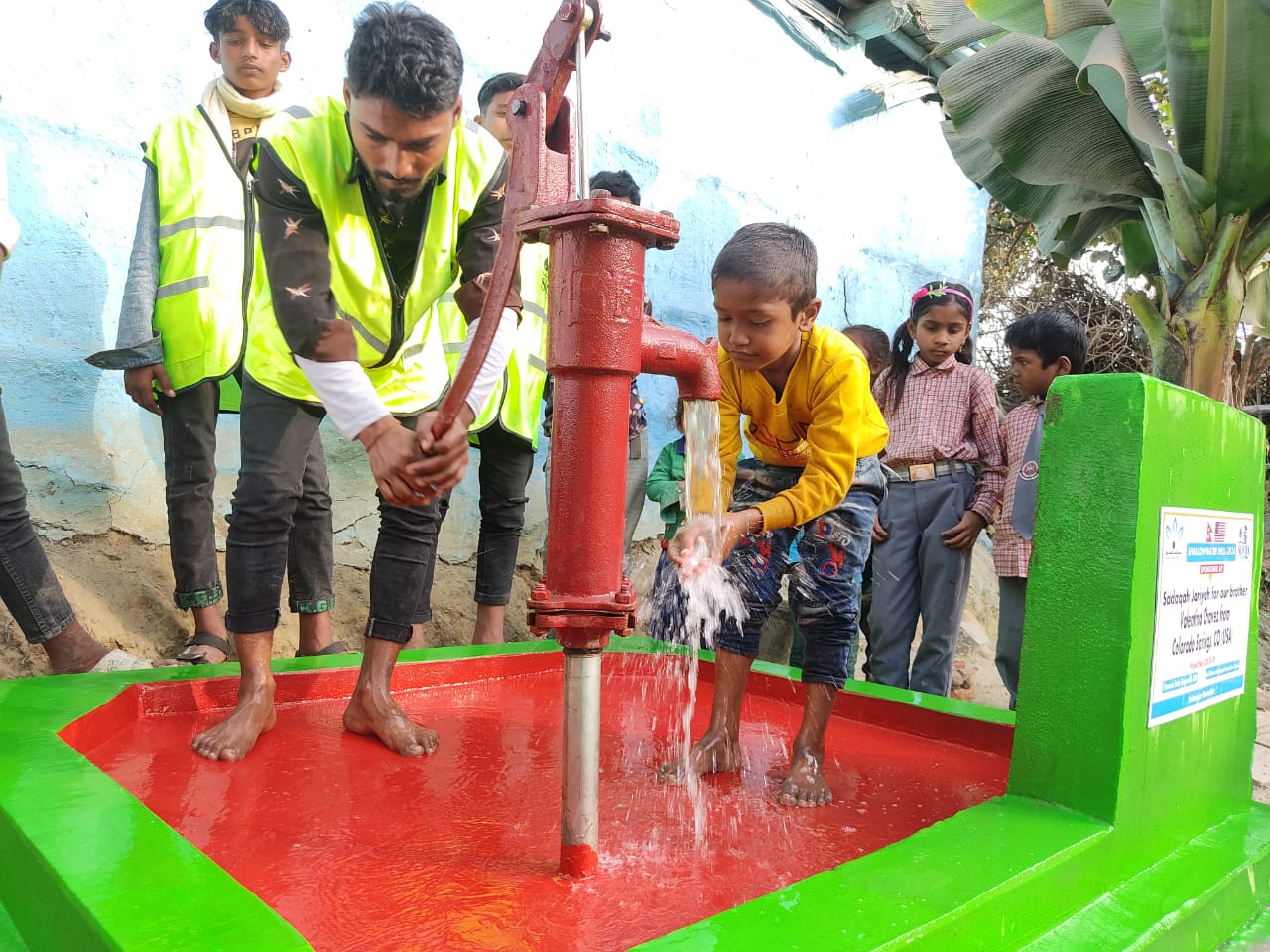 Install a well in rural Nepal